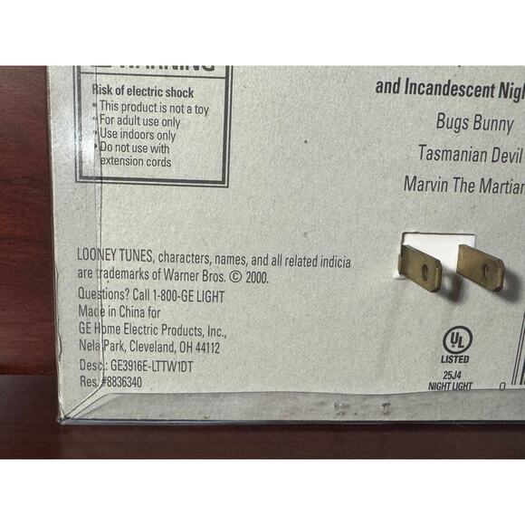 Vintage General Electric Looney Tunes TWEETY Bird Night Light NEW Old Stock 2000 - Picture 5 of 7